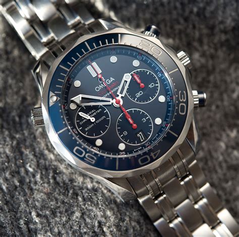 omega seamaster chronograph diameter|omega chronograph Seamaster review.